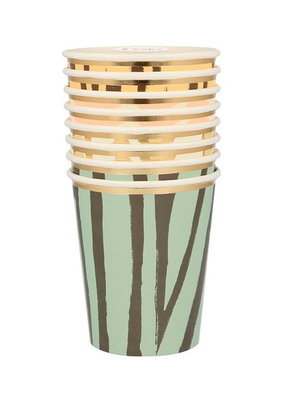 Meri Meri - Safari Party Cups - Safari Bardak - 8'li