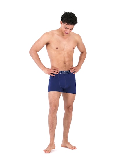 Mutig Tencel Modal Erkek Boxer 3'lü Gri - Siyah