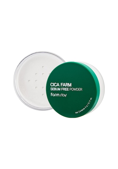 Farmstay Cıca Farm Sebum Free Powder 5g - Yağ Dengeleyici Centella Özlü Pudra