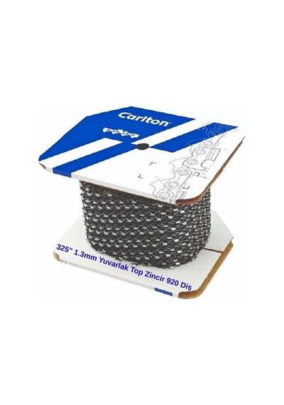 Carlton 3.25" 1.3mm Köşeli Top Zincir 920 Diş