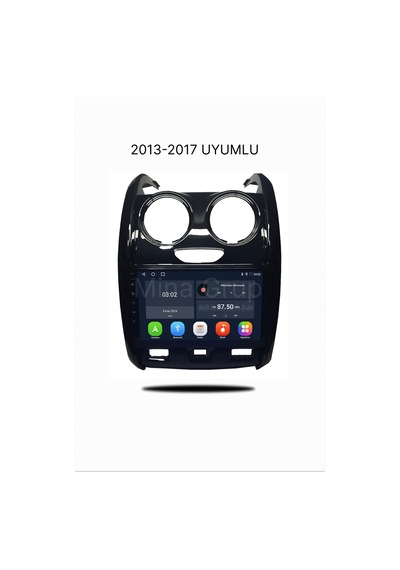 Snp Serisi Dacia Duster 2013-2017 Uyumlu 9 İnç Android Multimedya Sistemi 4-64 Gb Hafıza, Kablosuz Carplay + Geri Görüş Kamerası  9"
