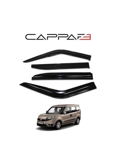 Fiat Doblo 2015-2022 Yıl Aralığı Uyumlu Cam Rüzgarlığı 4 Parça