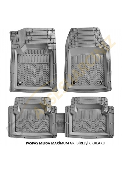 Maxımum Her Araca Uyumlu 4d Havuzlu Oto Paspas Universal Gri