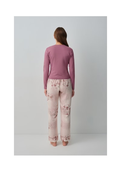 Suwen Siera Pijama Takımı Wsh105102911395 Krem
