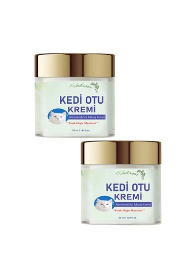 Kedi Otu Rahatlatıcı Masaj Bakım Kremi 50ml 2 Adet