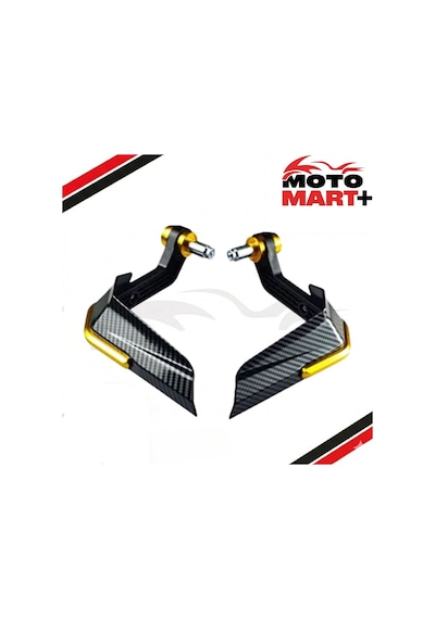 Yamaha R25 Rüzgarlıklı Manet Koruma Karbon Desenli Sarı Mkt1398