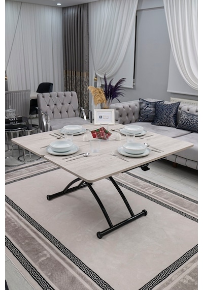 Juppo Üst Tabla Mdf Lizbon Oval Köşe Alt Siyah Dışa Kıvrım