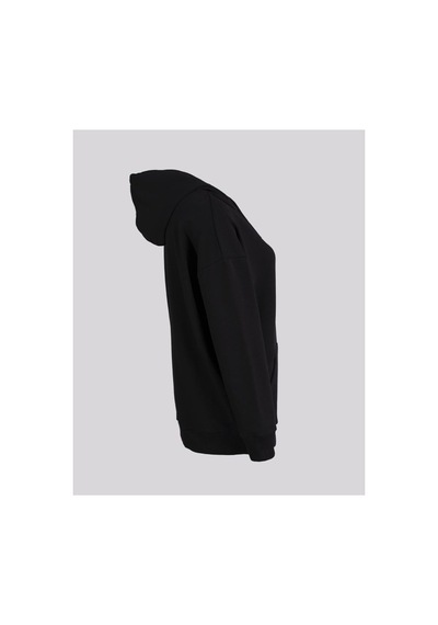 Kappa Logo Tallyn Kadın Siyah Regular Fit Eşofman Üst