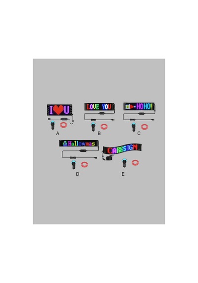 Kayan Yazı Destekli Rgb Led Reklam Paneli Usb İle Kolay Kurulumlu Renk