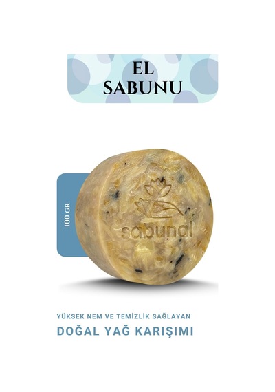 Sabunal El Sabunu 3 Adet - Doğal Yağ Karışımlı Yoğun Nemlendirici Banyo Sabunu