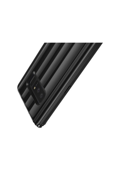 Ringke Flexs Pro Galaxy Note 8 İle Uyumlu Kılıf Black Titanyum Desen Metalik Tasarım Tpu Tam Koruma