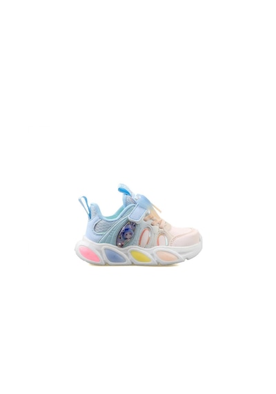 Pepino Pk24-1830 Işıklı Hafif İthal Çocuk Spor Ayakkabı Bebe Mavi Gümüş