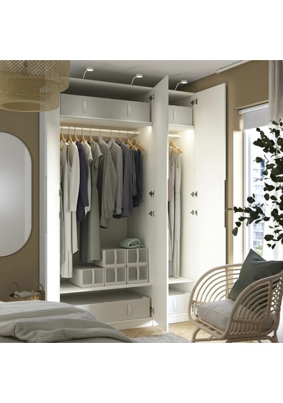 Ikea Beyaz Ferah Kapaklı Gardırop Beyaz-kırık Beyaz Ikea Beyaz Ferah Kapaklı Gardırop Beyaz-kırık Beyaz