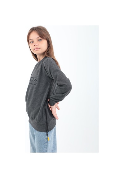 Slazenger DUNA IN Çocuk  Koyu Gri Sweatshirt