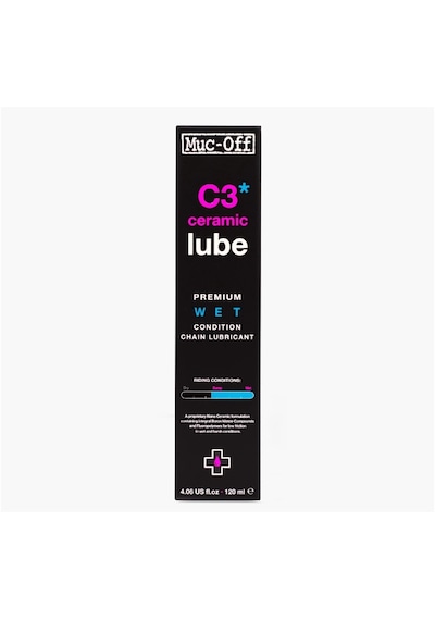 Muc-off C3 Wet Weather Ceramic Zincir Yağı120ml Siyah