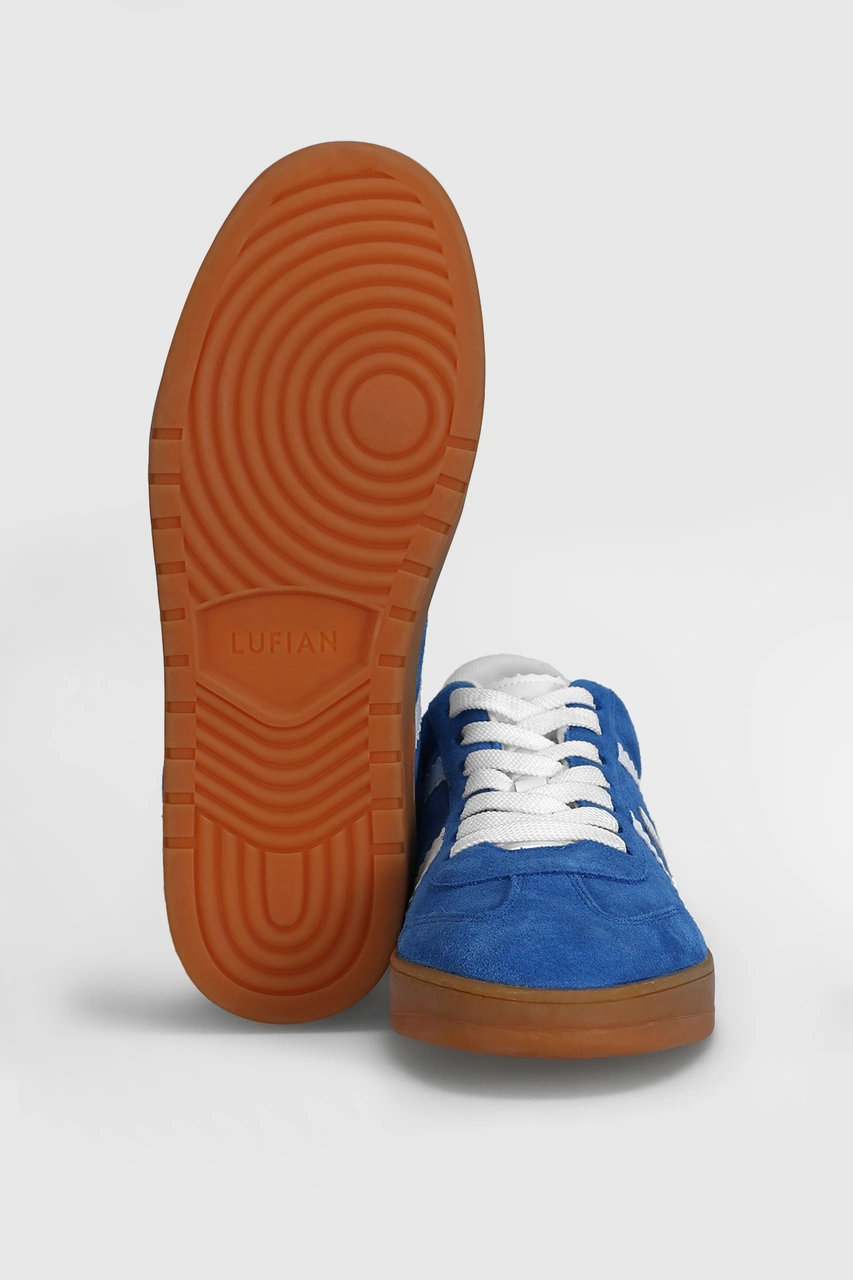 Lufian 111230262 Nelson Sneaker Erkek Deri Ayakkabı Mavi