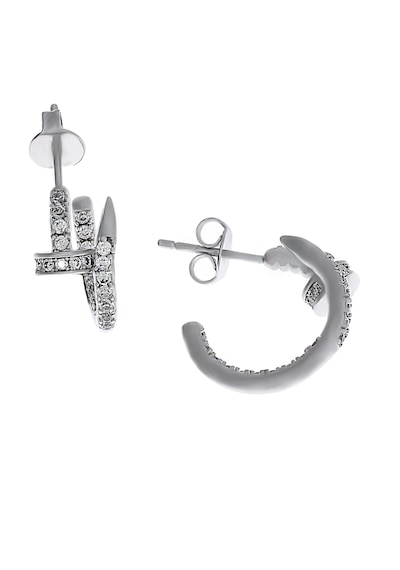 Kadın Çivi Model Silver Renk Çelik Küpe Silver