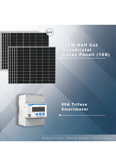 5kw Trifaze On-grid Paket Sistem