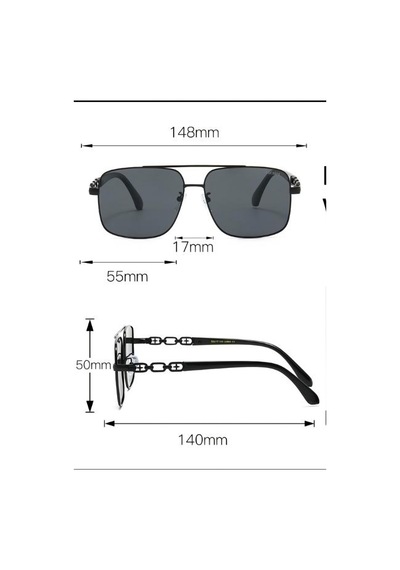 Kadın Polarize Korumalı Metal Çerçeveli Güneş Gözlüğü Esp039 Füme - 713558714 Altın