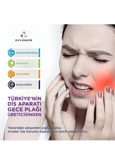 Diş Gıcırdatma Diş Sıkma Çene Sıkma Önleyici Bruksizm Gece Plağı
