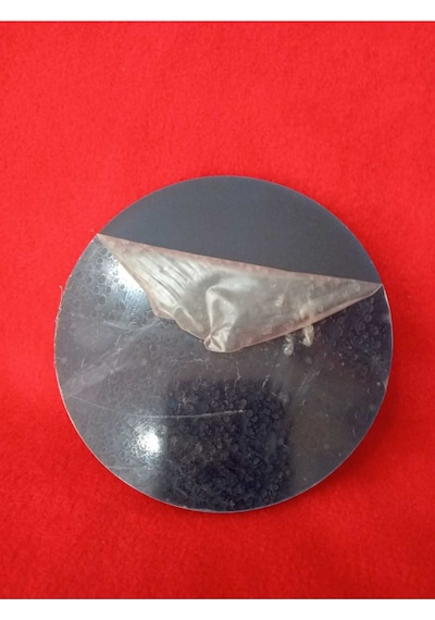 Şık Mavi Cam Stil Bardak Altlığı 10 Cm Çap, 5 Cm Genişlik Karışık