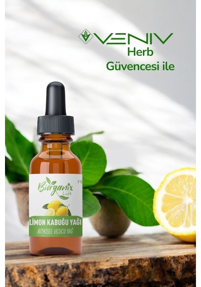%100 Doğal Limon Kabuğu Yağı - Bitkisel Uçucu Yağ 20 Ml 20 ML