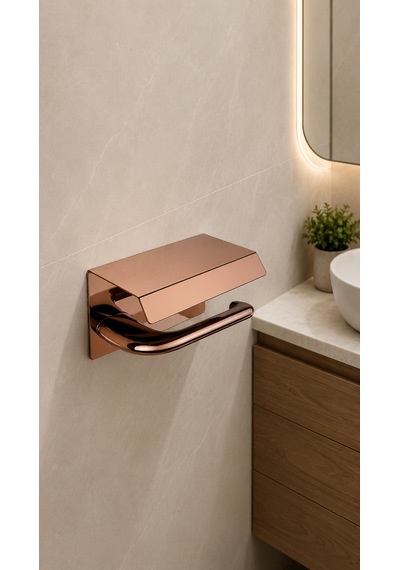 Dorado Etejerli Tuvalet Kağıtlığı Rose Ba1020 011 Rs Rose Gold