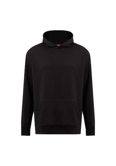 Sanfords Kordonsuz Hoodıe Erkek Kapüşonlu Sweatshirt SiYAH