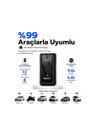 Akü Takviye Cihazı Siyah