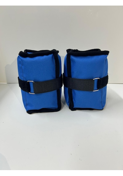 Me&ra Sport 1 Kg X 2 Adet El Ayak Bilek Ağırlık Seti Kum Ağırlık Torbası mavi