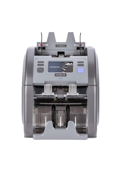 Hitachi Ih-110 Karışık Para Sayma Makinesi Çift Cıs, Seri No Okuma, 40 Para Birimi, Fitness Modu