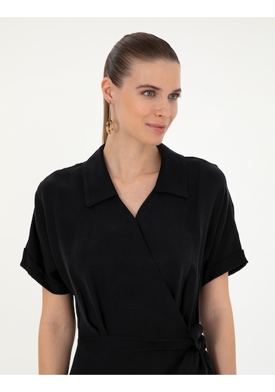 Pierre Cardin Kadın Siyah Elbise Dokuma 50283470-vr046 Siyah