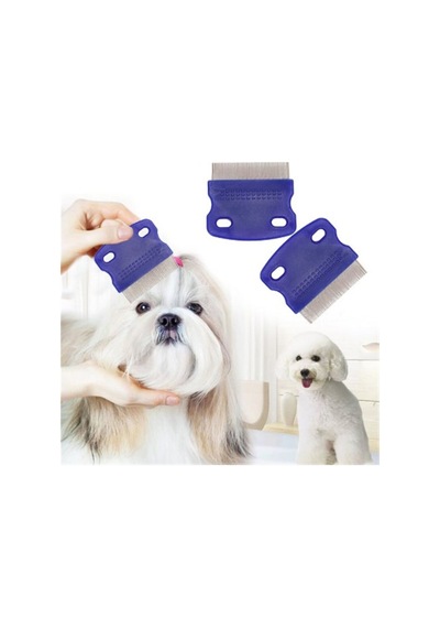 Biyomak Köpek Kedi Tüy Toplayıcı Avuç İçi Bit Pire Önleyici Tarak - 735396878