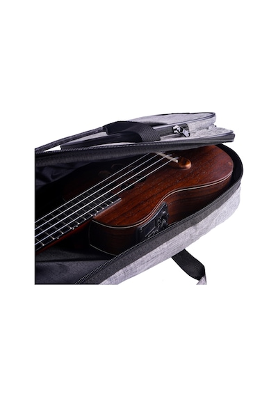 Wagon 04 Serisi Soprano Ukulele Çantası - Gri