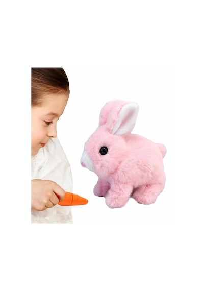Yürüyen, Sesli Hareketli Sevimli Peluş Bunny Tavşan - Sweet Bunny 001