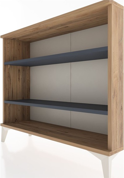 Arges Şifonyer 2 Raflı 88x30x80 Çam-antrasit Çam
