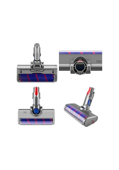 Valkyrie Dyson V7 Uyumlu v8/v10/v11/v15 Uyumlu Led Işıklı Yumuşak Rulo Süpürge Başlığı