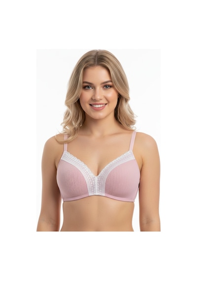 Bonbon Kadın Balensiz Jakarlı Soft Bra Sütyen Bb2103 Siyah