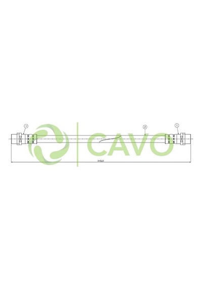 CAVO C800471A Fren Hortumu Ön A4 94-