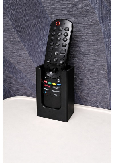 Duvara Monte Kumanda Tutacağı 5,5x3 Cm İç Ölçü -2 Adet-yapışkanlı Tv, Klima Kumandası Aparatı. Siyah - 825421921 Siyah