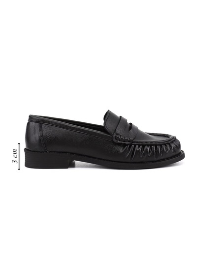 Gönderir Kadın Siyah Loafer Ayakkabı Ddza87335885
