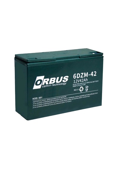 Orbus 6-dzm-42 12v 42 Ah Elektrikli Bisiklet Aküsü