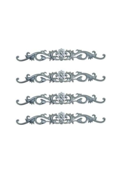 Dekoratif Poliüretan Tavan-duvar-mobilya -dekor-kapı Papatya 4 Lü Motif Set 10 Cm X 65 Cm