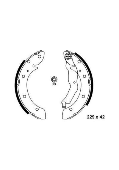 BOSCH 986487528 KAMPANA BALATA MEGANE I 96-03 LAGUNA I 93-02 SCEN