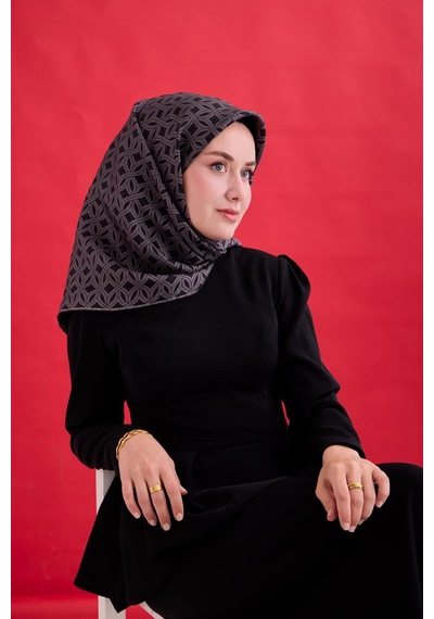Silk Home Twill İpek Eşarp 11479-07 Siyah, Füme