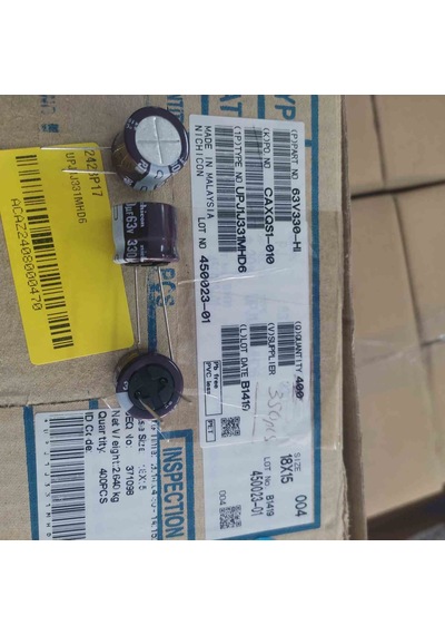Upj1j331mhd6 330mf 63v 18x15 105 Nıchıcon Elko 10 Adet