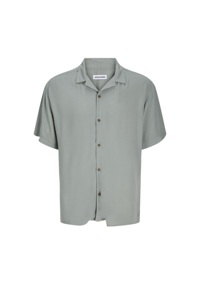 Jack & Jones Erkek Kısa Kollu Gömlek - Jeff - 12268443 Iceberg Green Çok Renkli