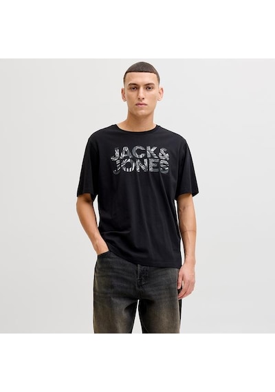 Jack & Jones Jack&jones Jeff Logo Erkek Siyah Tişört Siyah