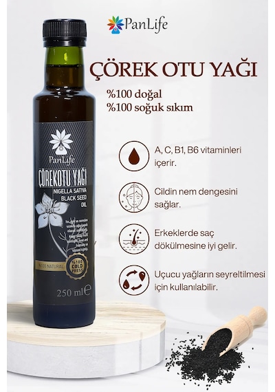 Panlife Çörek Otu Yağı 250 ML