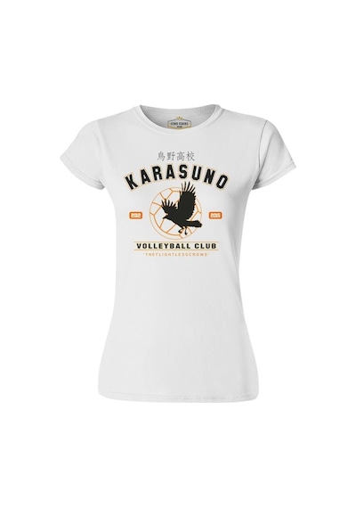 Karasuno - Volleyball Club 2012-2015 Beyaz Kadın Tshirt 001
